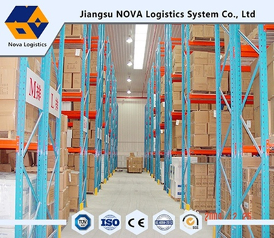 Rack de paletas de almacenamiento bien vendido de servicio pesado del fabricante de Nanjing