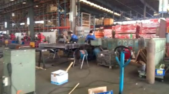 Unidad de alta densidad de servicio pesado en estante de paletas para almacenamiento en almacén