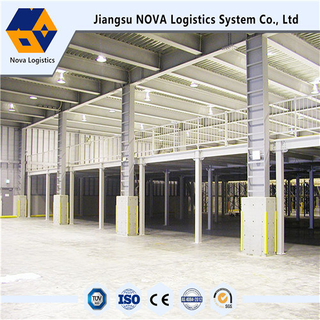 Sistema y plataforma de entrepiso de servicio pesado de Nova Logistics